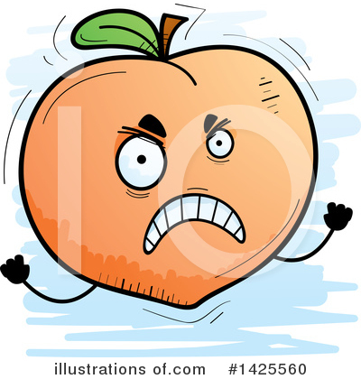 Royalty-Free (RF) Peach Clipart Illustration by Cory Thoman - Stock Sample #1425560