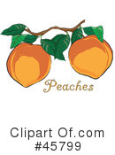 Peach Clipart #45799 by Pams Clipart