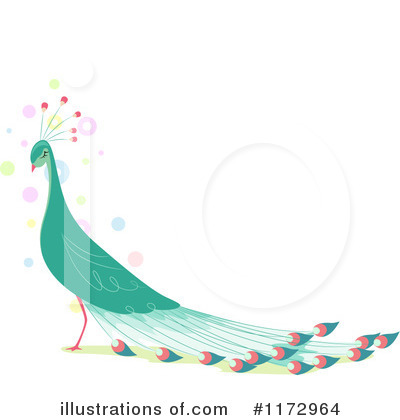 Peacock Clipart #1172964 by BNP Design Studio