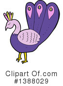 Peacock Clipart #1388029 by lineartestpilot