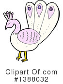 Peacock Clipart #1388032 by lineartestpilot