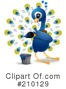 Peacock Clipart #210129 by BNP Design Studio
