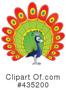 Peacock Clipart #435200 by Alex Bannykh