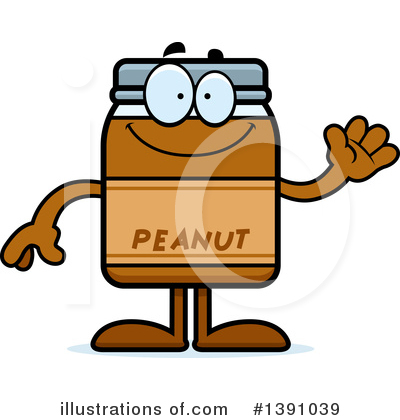 Peanut Butter Mascot Clipart #1391039 by Cory Thoman