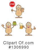Peanut Character Clipart #1306990 by Hit Toon