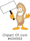 Peanut Character Clipart #434993 by Mascot Junction