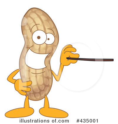 Peanut Clipart #435001 by Mascot Junction
