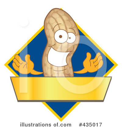 Peanut Clipart #435017 by Mascot Junction