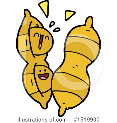 Royalty-Free (RF) Peanut Clipart Illustration by lineartestpilot - Stock Sample #1519900