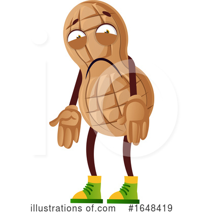 Royalty-Free (RF) Peanut Clipart Illustration by Morphart Creations - Stock Sample #1648419