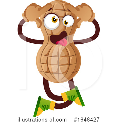 Royalty-Free (RF) Peanut Clipart Illustration by Morphart Creations - Stock Sample #1648427