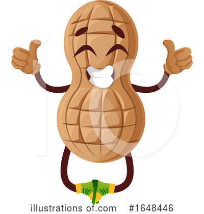 Royalty-Free (RF) Peanut Clipart Illustration by Morphart Creations - Stock Sample #1648446