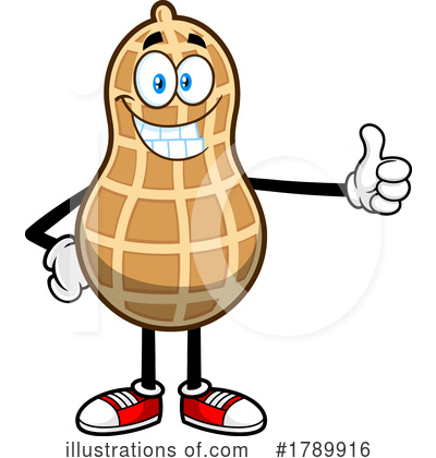 Royalty-Free (RF) Peanut Clipart Illustration by Hit Toon - Stock Sample #1789916