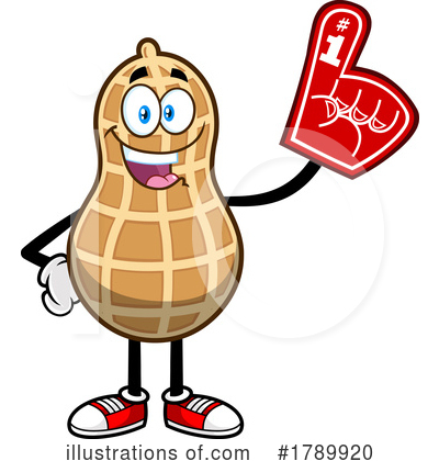 Royalty-Free (RF) Peanut Clipart Illustration by Hit Toon - Stock Sample #1789920