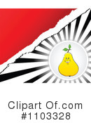Pear Clipart #1103328 by Andrei Marincas
