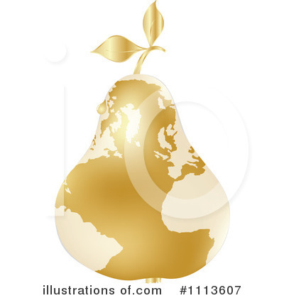 Pears Clipart #1113607 by Andrei Marincas