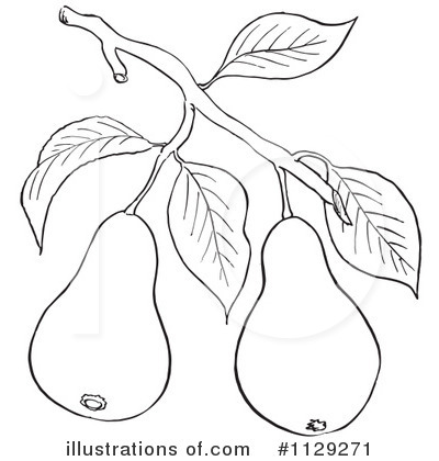 Royalty-Free (RF) Pear Clipart Illustration by Picsburg - Stock Sample #1129271