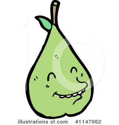 Royalty-Free (RF) Pear Clipart Illustration by lineartestpilot - Stock Sample #1147062