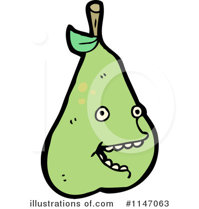 Royalty-Free (RF) Pear Clipart Illustration by lineartestpilot - Stock Sample #1147063