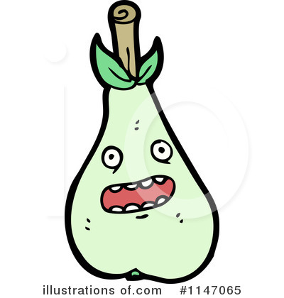 Royalty-Free (RF) Pear Clipart Illustration by lineartestpilot - Stock Sample #1147065