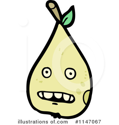 Royalty-Free (RF) Pear Clipart Illustration by lineartestpilot - Stock Sample #1147067