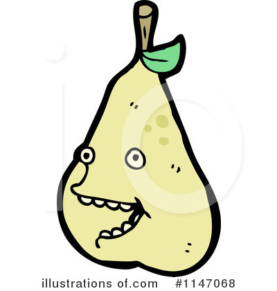 Royalty-Free (RF) Pear Clipart Illustration by lineartestpilot - Stock Sample #1147068