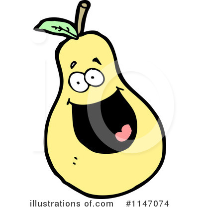 Royalty-Free (RF) Pear Clipart Illustration by lineartestpilot - Stock Sample #1147074