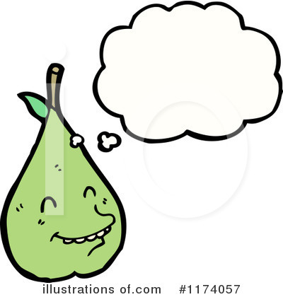 Royalty-Free (RF) Pear Clipart Illustration by lineartestpilot - Stock Sample #1174057