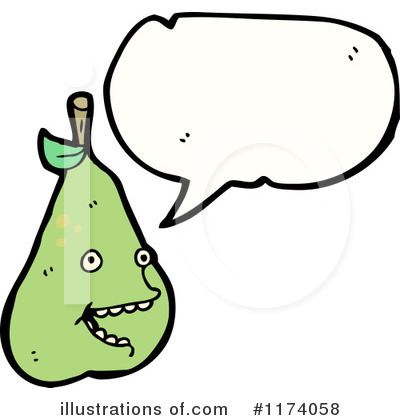 Royalty-Free (RF) Pear Clipart Illustration by lineartestpilot - Stock Sample #1174058