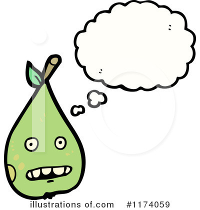 Royalty-Free (RF) Pear Clipart Illustration by lineartestpilot - Stock Sample #1174059