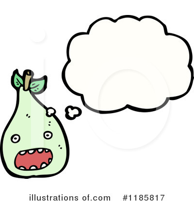 Royalty-Free (RF) Pear Clipart Illustration by lineartestpilot - Stock Sample #1185817