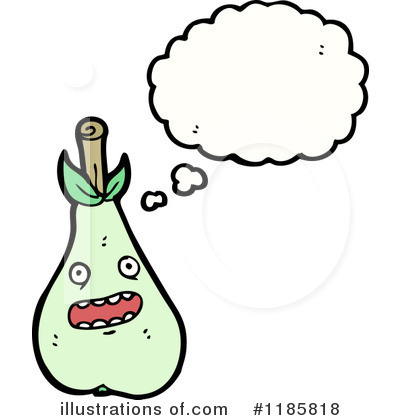 Royalty-Free (RF) Pear Clipart Illustration by lineartestpilot - Stock Sample #1185818