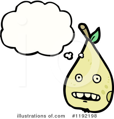 Royalty-Free (RF) Pear Clipart Illustration by lineartestpilot - Stock Sample #1192198