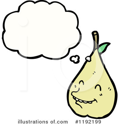 Royalty-Free (RF) Pear Clipart Illustration by lineartestpilot - Stock Sample #1192199