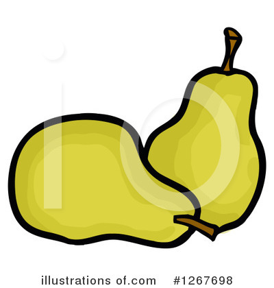 Royalty-Free (RF) Pear Clipart Illustration by LaffToon - Stock Sample #1267698