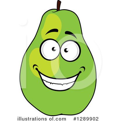Royalty-Free (RF) Pear Clipart Illustration by Vector Tradition SM - Stock Sample #1289902