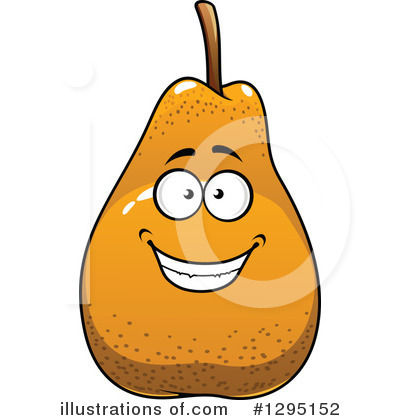 Royalty-Free (RF) Pear Clipart Illustration by Vector Tradition SM - Stock Sample #1295152