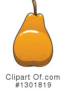 Pear Clipart #1301819 by Vector Tradition SM