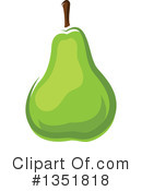 Pear Clipart #1351818 by Vector Tradition SM