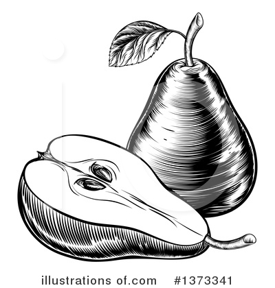 Pears Clipart #1373341 by AtStockIllustration