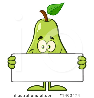 Royalty-Free (RF) Pear Clipart Illustration by Hit Toon - Stock Sample #1462474