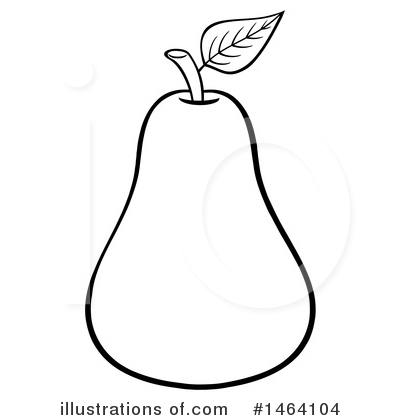 Royalty-Free (RF) Pear Clipart Illustration by Hit Toon - Stock Sample #1464104