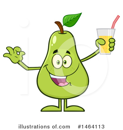 Royalty-Free (RF) Pear Clipart Illustration by Hit Toon - Stock Sample #1464113
