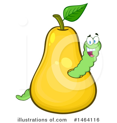 Royalty-Free (RF) Pear Clipart Illustration by Hit Toon - Stock Sample #1464116