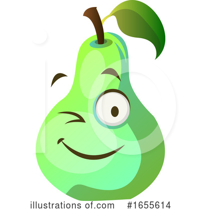 Pear Clipart #1655614 by Morphart Creations