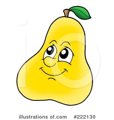 Royalty-Free (RF) Pear Clipart Illustration by visekart - Stock Sample #222130