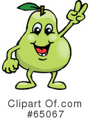 Pear Clipart #65067 by Dennis Holmes Designs