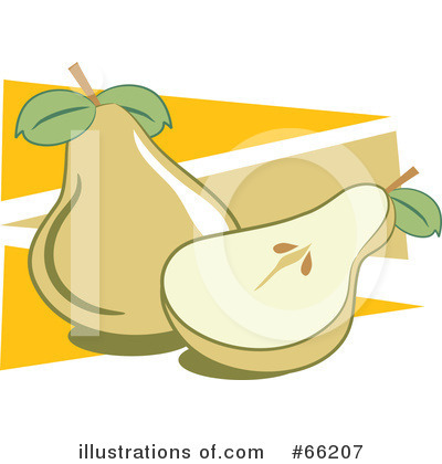Royalty-Free (RF) Pear Clipart Illustration by Prawny - Stock Sample #66207
