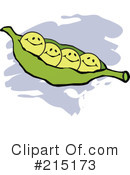 Peas Clipart #215173 by Johnny Sajem