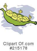 Peas Clipart #215178 by Johnny Sajem